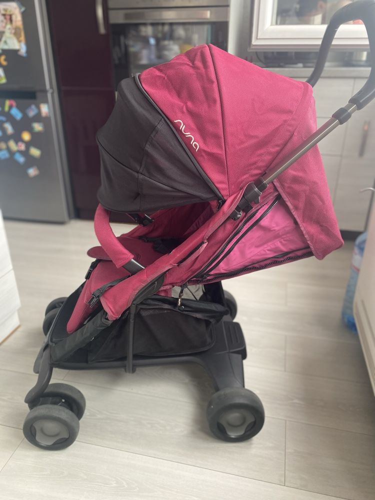 Детска количка Nuna Pepp Luxx, цвят Raspberry