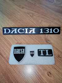 Set embleme Dacia 1310, originale, în stare impecabila (practic, noi)