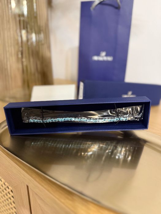 Brățară Swarovski Matrix tennis new turcoaz