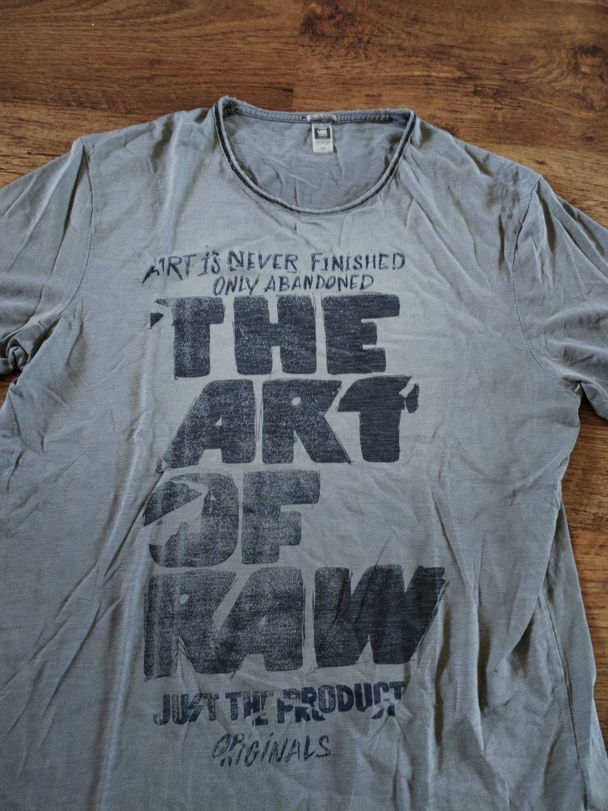 g-star the art of raw men's t shirt - страхотна мъжка тениска XL