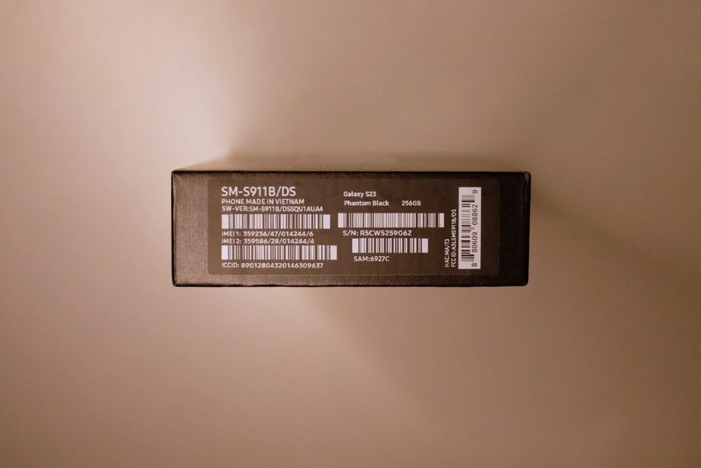 Samsung S23, 256GB, Phantom Black, SM-S911B/DS