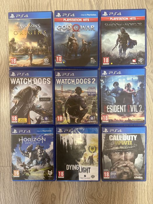 Оригианлни игри дискове за пс4, ps4, playstation4