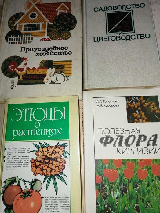 Литература разная ( садовая, минералы и т.д.)