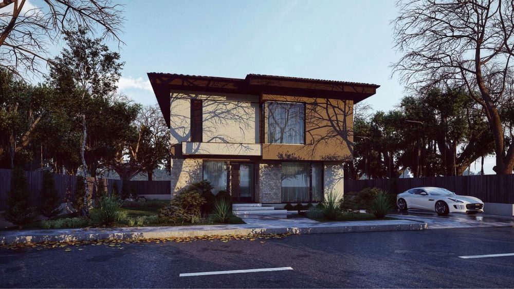 OFERTA - Casa la rosu + teren 440 mp Ciprian Porumbescu otopeni