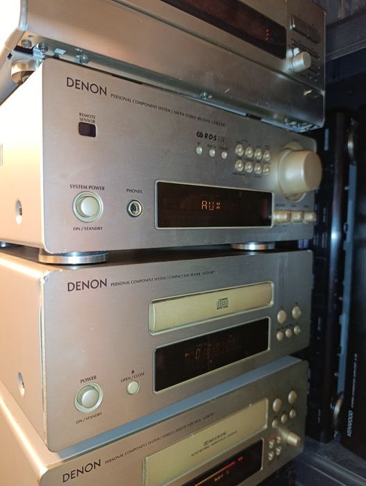 Linie Denon F07, radio amplificator, CD player, deck autoreverse