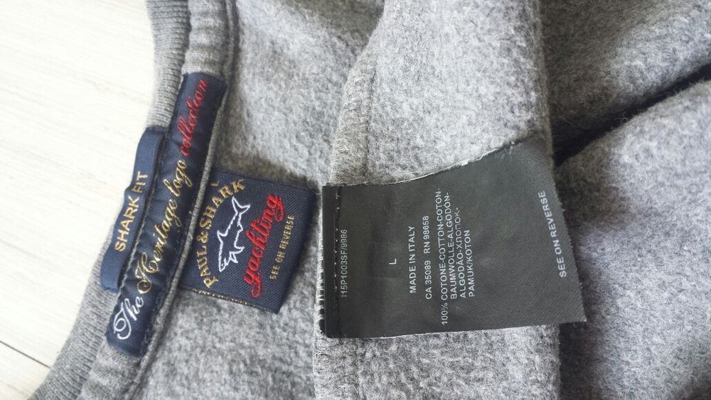 Paul & Shark Relax Made in Italy Mens Size L/M 100% ОРИГИНАЛ!