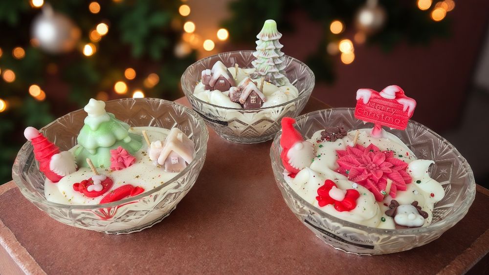 Свещи от естествен восък (Соев и Кокосов)