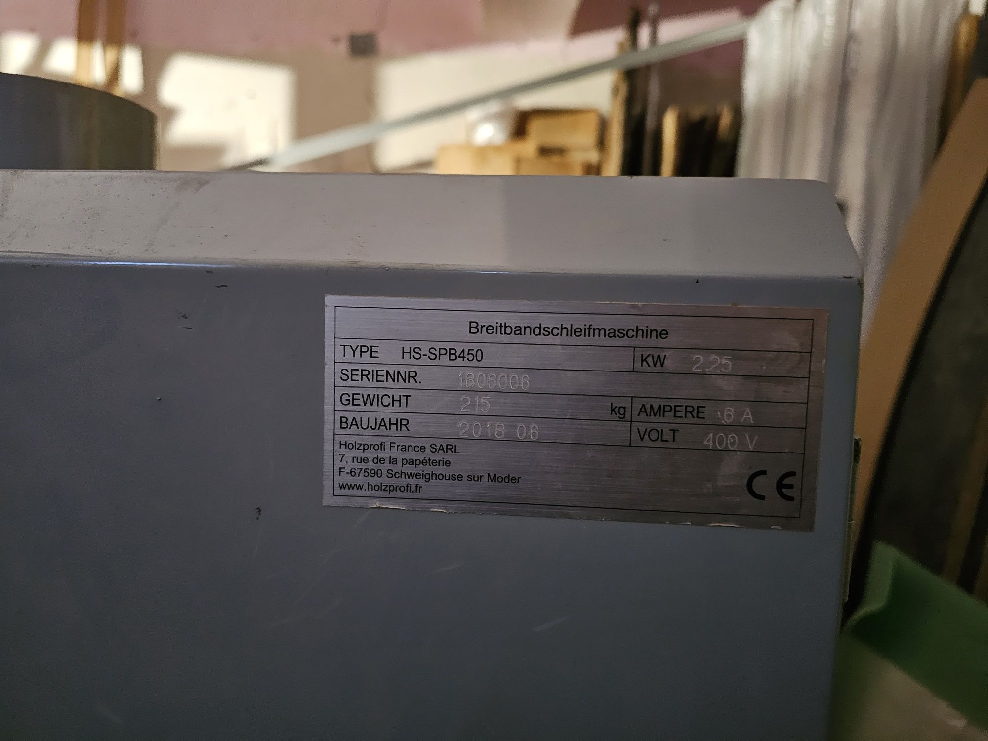 Slefuitor, drumsander Holzprofi HS-SPB450