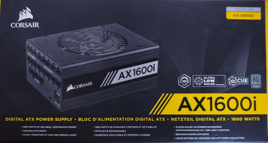 Захранващ блок CORSAIR AX 1600i  80+TITANIUM -2бр