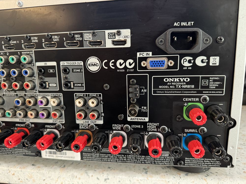 Onkyo TX-NR818 resiver