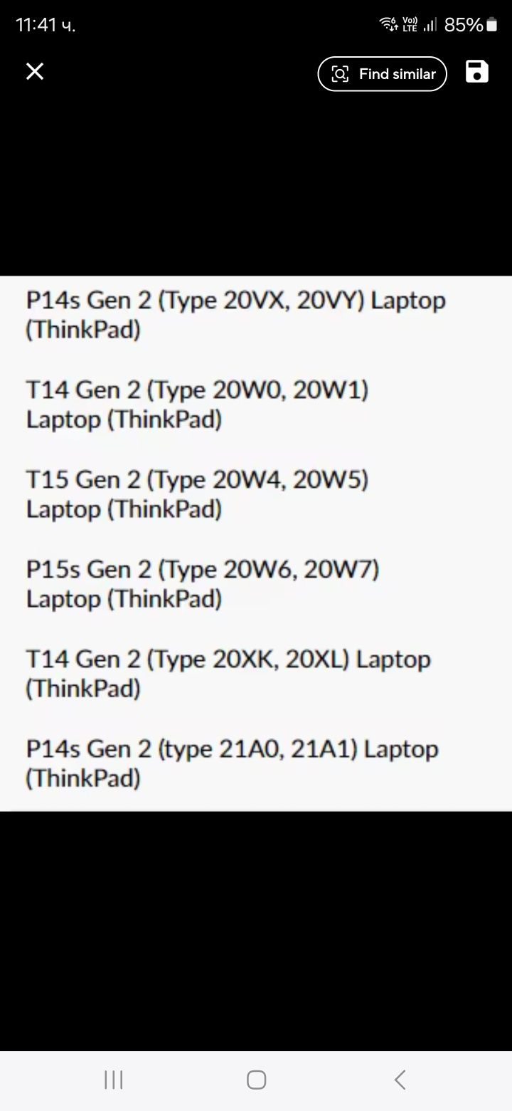 Touchpad за Lenovo Thinkpad T14/T15, P14/P15