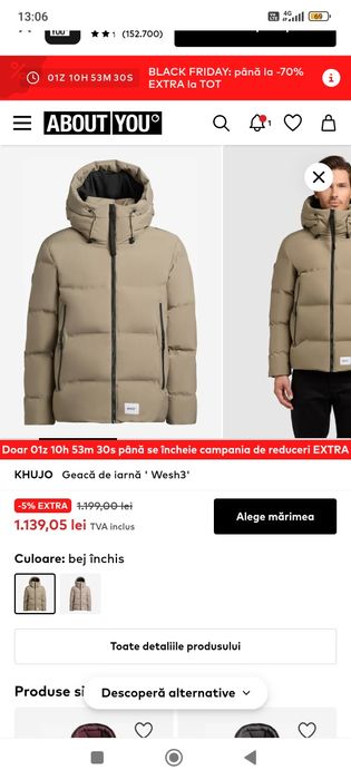 Geaca KHUJO bărbați