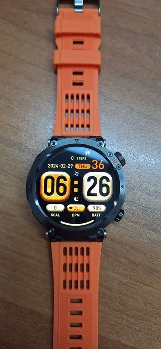 Мъжки Водоустойчив Smart Watch Фенерче 600mAh батерия, 4.32см Голям HD