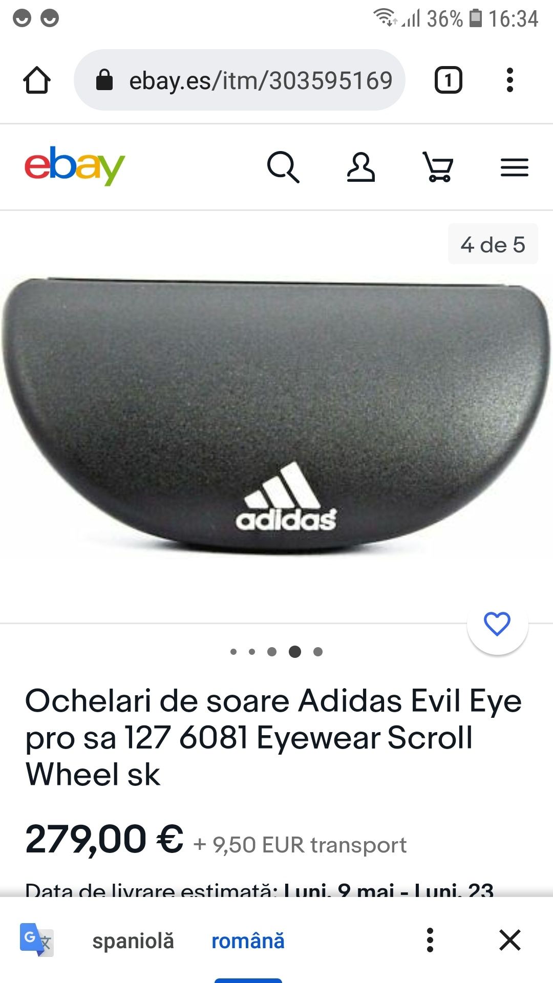 Ochelari adidas pro eyes