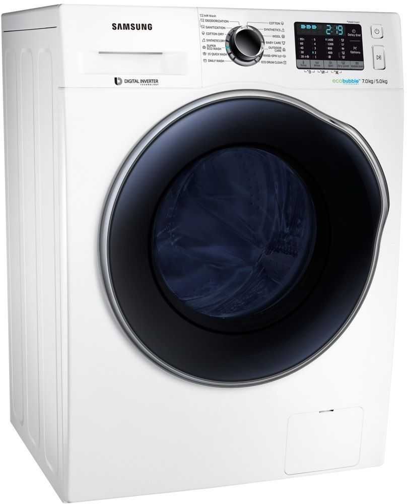 Mașină de spălat cu uscător Samsung AirWash WD70J5410AW/LE 7 kg