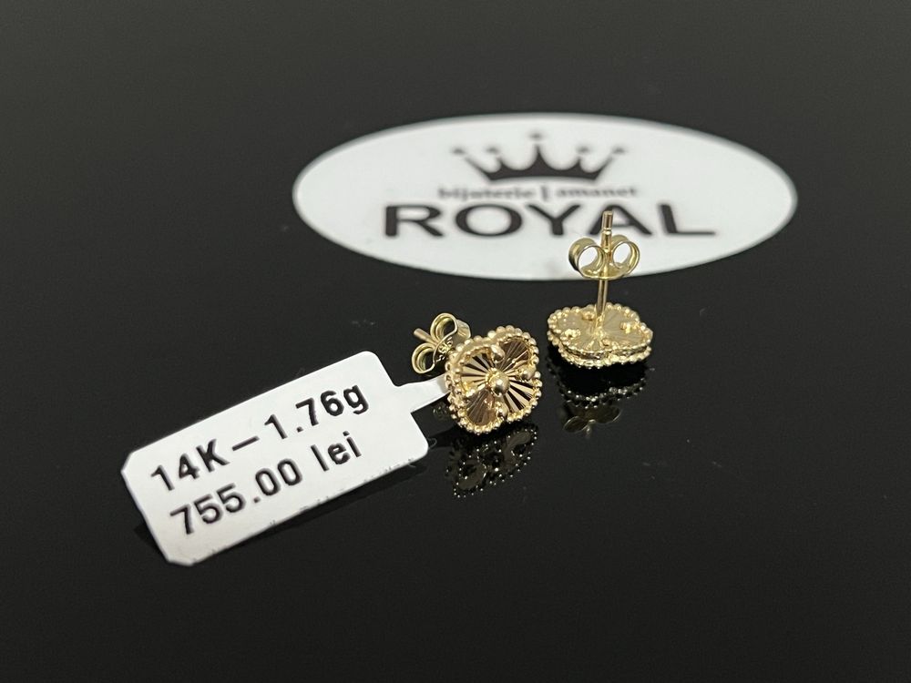 Bijuteria Royal CB : Cercei dama aur 14k 1,76 grame