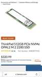 Lenovo 512GB Pcie NVME Tlc Opal M. 2 SSD