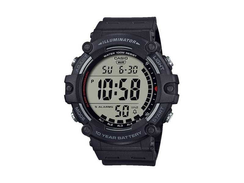 *ХИТ* Часовник CASIO ILLUMINATOR AE1500WH Живот на батерията 10 години