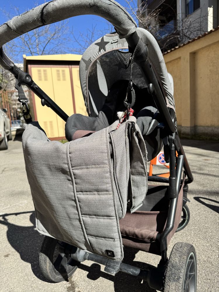 Комбинирана Бебешка количка Moon Nuova в комплект с кошче Maxi Cosi