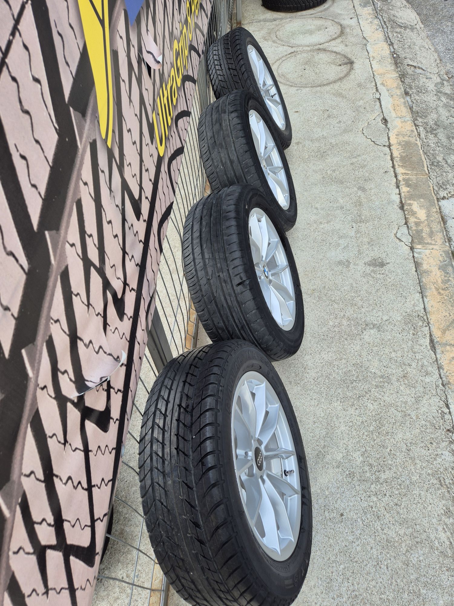 Джанти Bmw 16 цола 5x112 6.5j et22 , 205/55/16 Vw Audi Skoda Mercedes