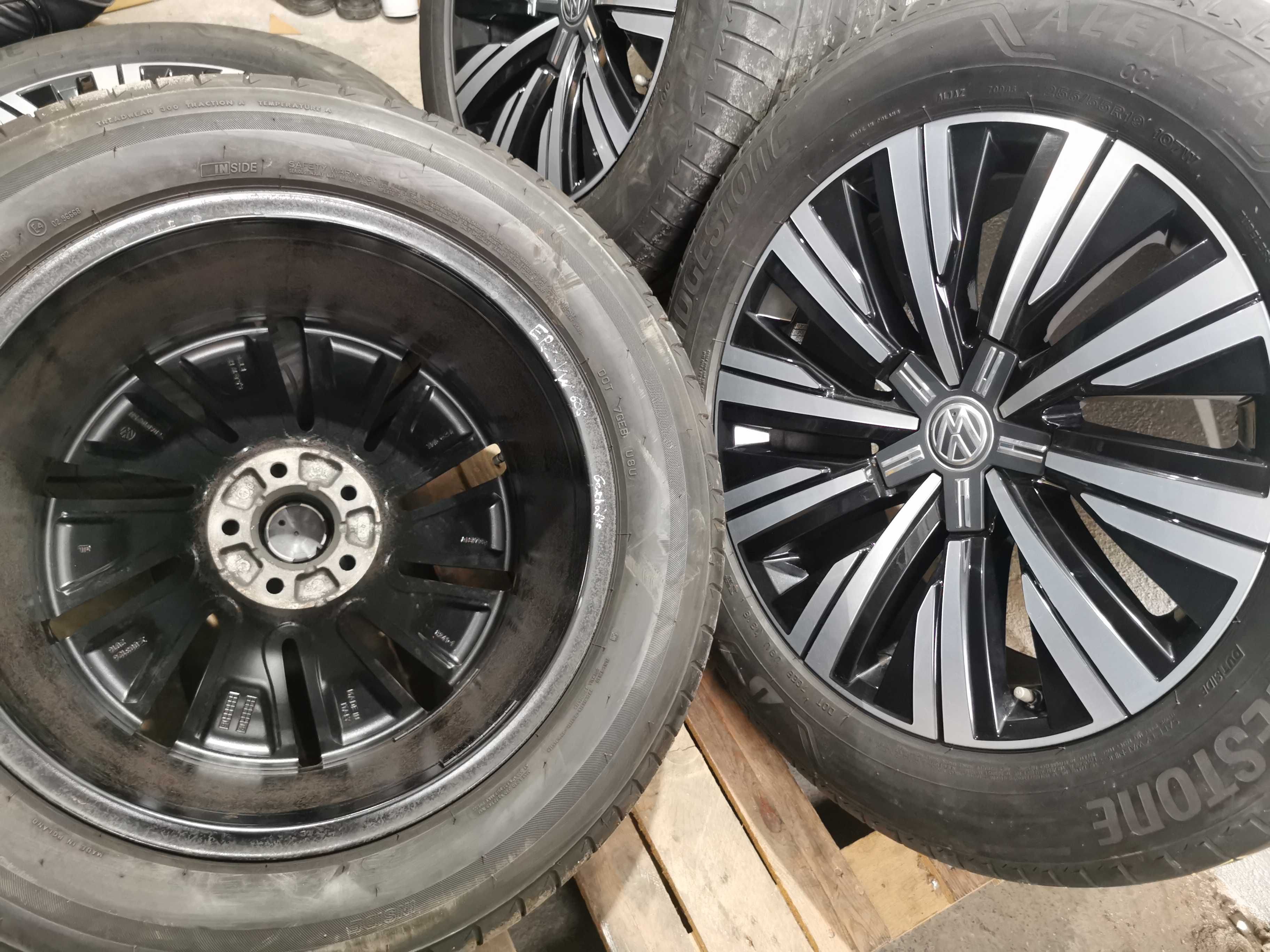 Jante Originale VW Touareg III CR . R.19 cu anvelope de vara