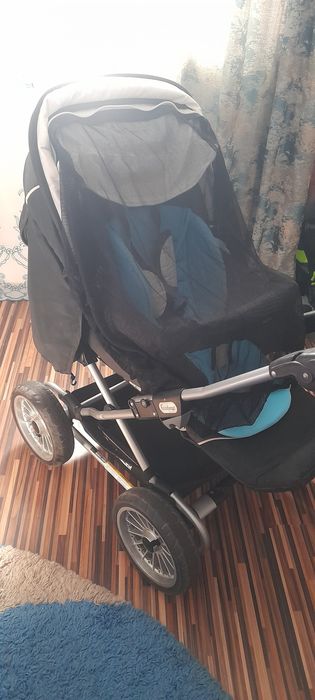 Cărucior Emmaljunga 2 in 1 cu landou+sport cu accesorii