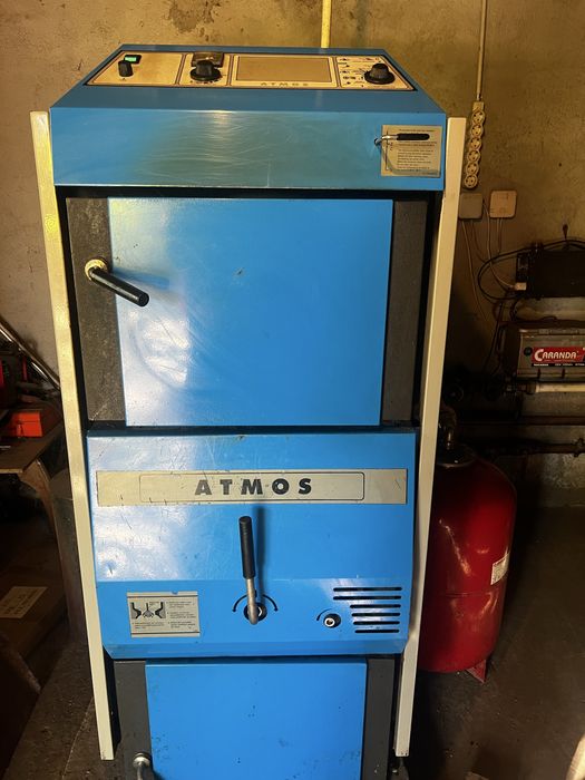 Centrala cazan pe lemne si carbune cu gazeificare Atmos c 50 s 50 kw