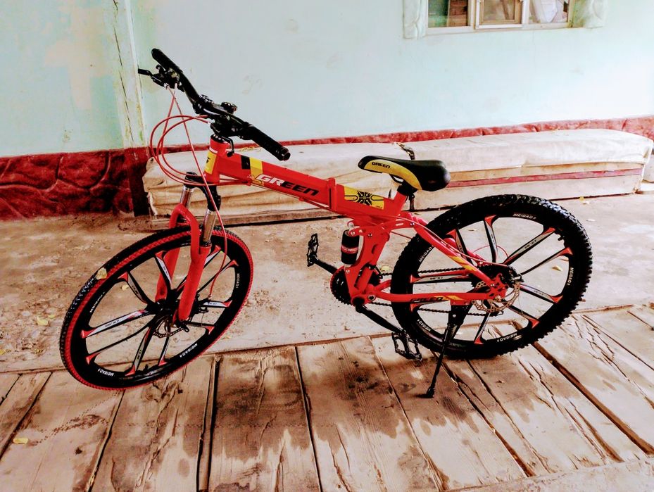 Велосипед с титанковыми колесами