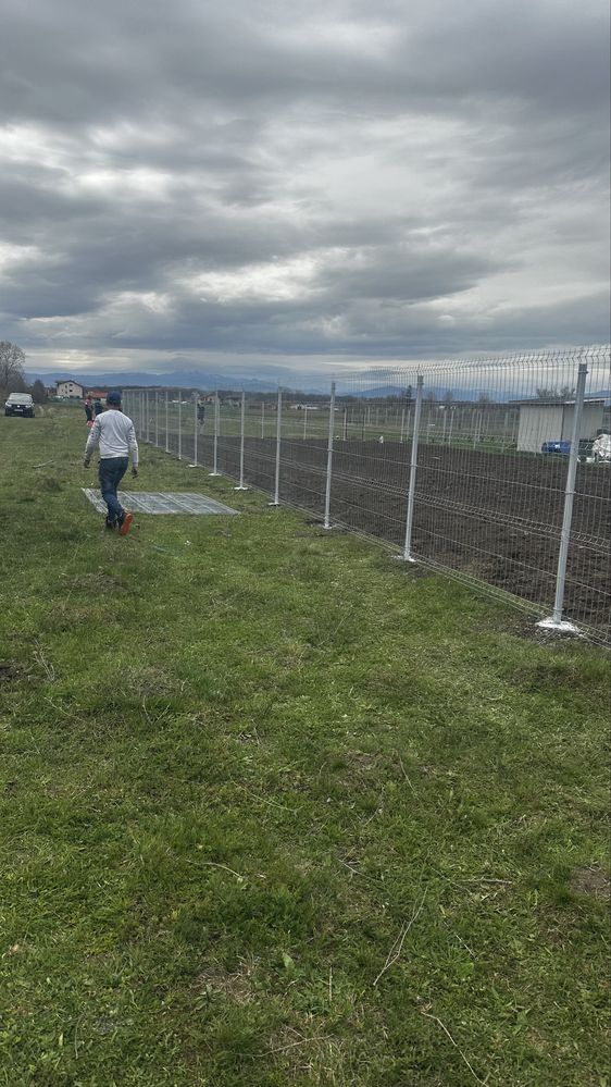 Facem garduri din plasa bordurata tabla cutata sipca metalica