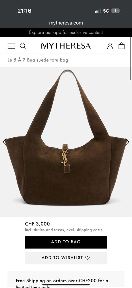 YVES SAINT LAURENT велурена чанта