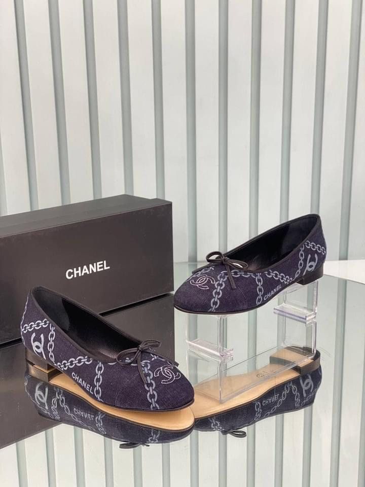 Pantofi/Balerini Chanel Piele Naturala
