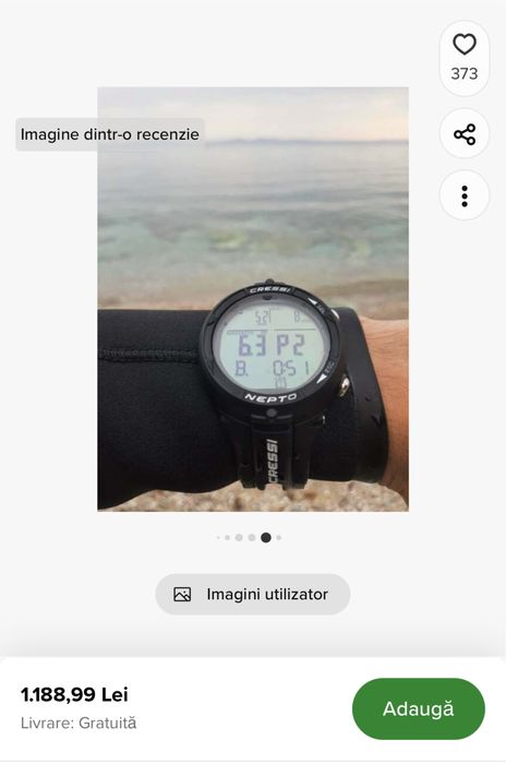 Computer scufundari Cressi Nepto, nou, sigilat