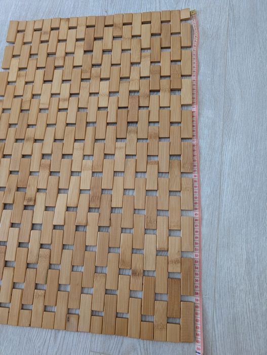 Covorașe baie lemn bambus 60x40