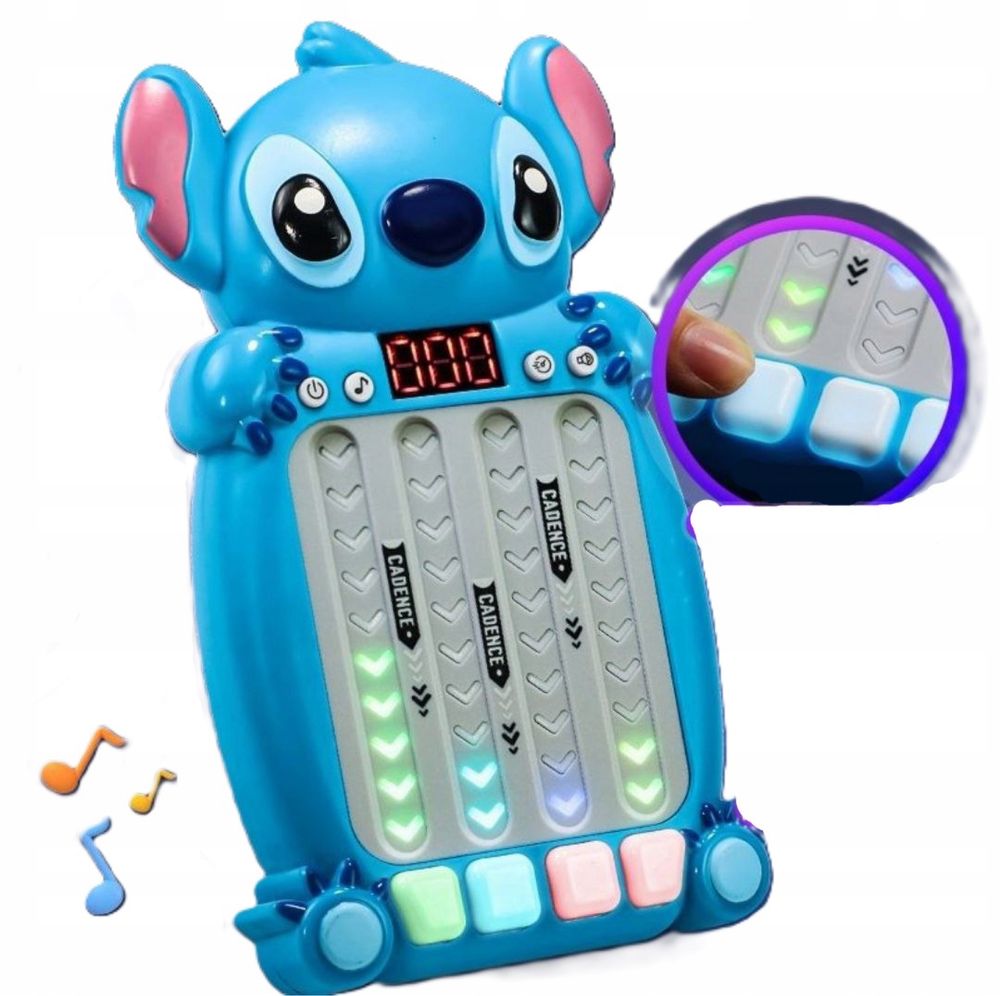 Поп ит игра Стич, Pop it Quick Push game Stitch попит