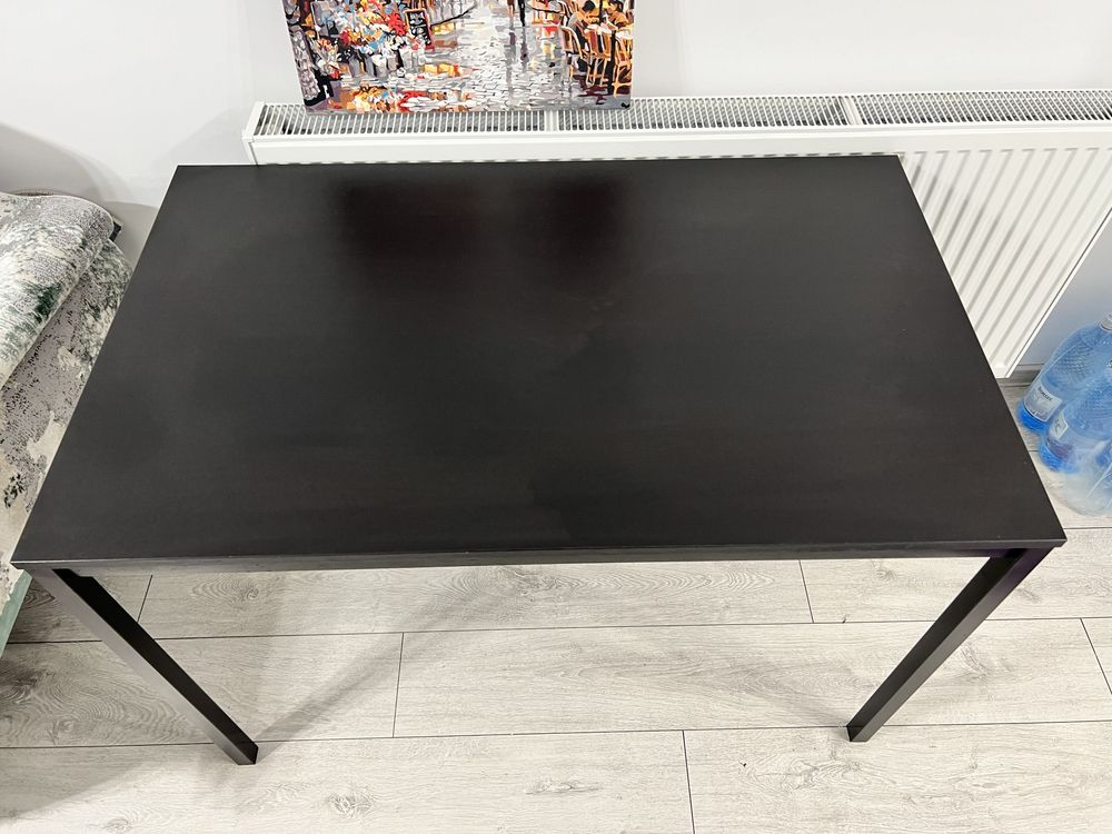 Masa neagra ikea birou/bucatarie 110x67 cm