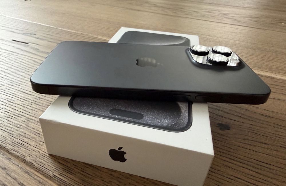 Iphone 15 pro max negru 256gb (fullbox) factura emag