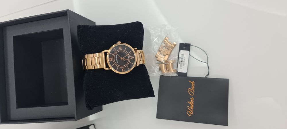 Walter Bach WBT 4418 (Часовник с верижка от инокс, Rose Gold)