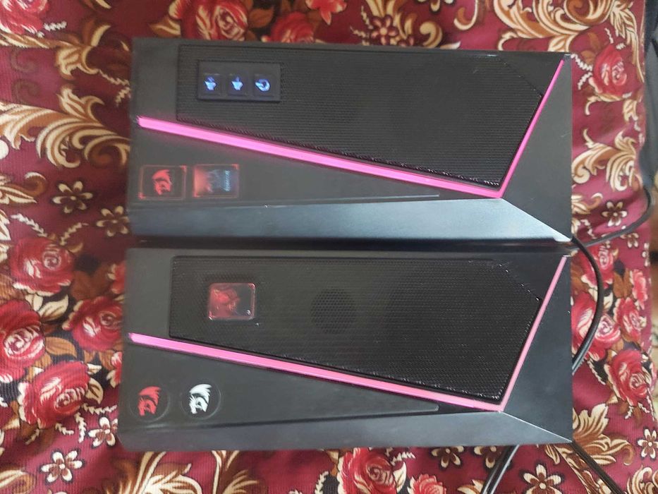 Компьютерные Bluetooth-колонки с RGB-подсветкой + AUX