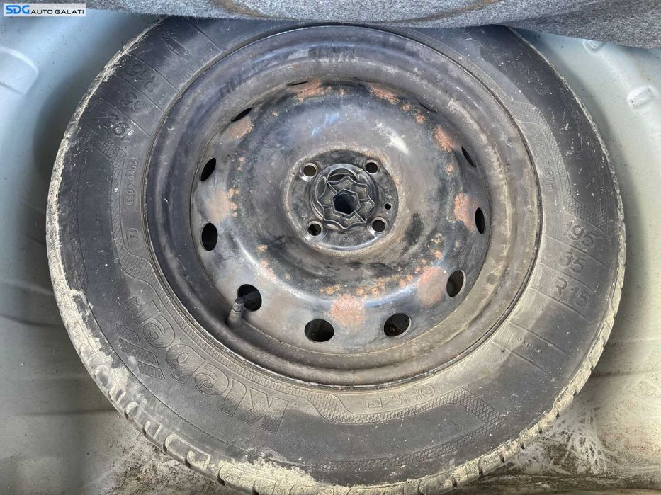 Roata Janta Rezerva Tabla 4x100 195 65 15 R15 Dacia Sandero 1 2008 - 2012 Cod rjtrsdgbdl1