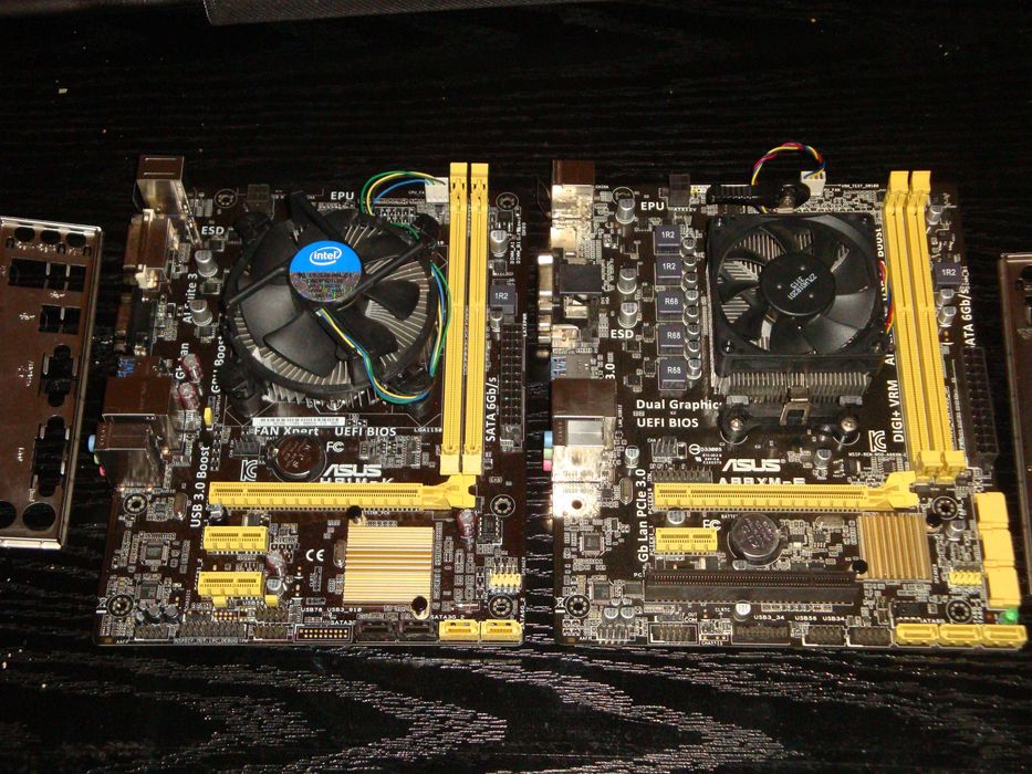 Kit Asus H81M-K i3 4170 cooler intel / Kit Asus A88XM-E AMD A6 6400K