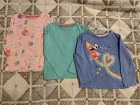 Set 3 bluze cu maneci lungi, Mothercare, fete, 18-24 luni, 92 cm