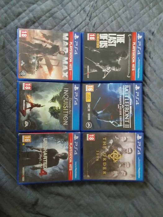Игри PS4 Battlefront 2/Mad Max/Uncharted/The Order/The last of us/