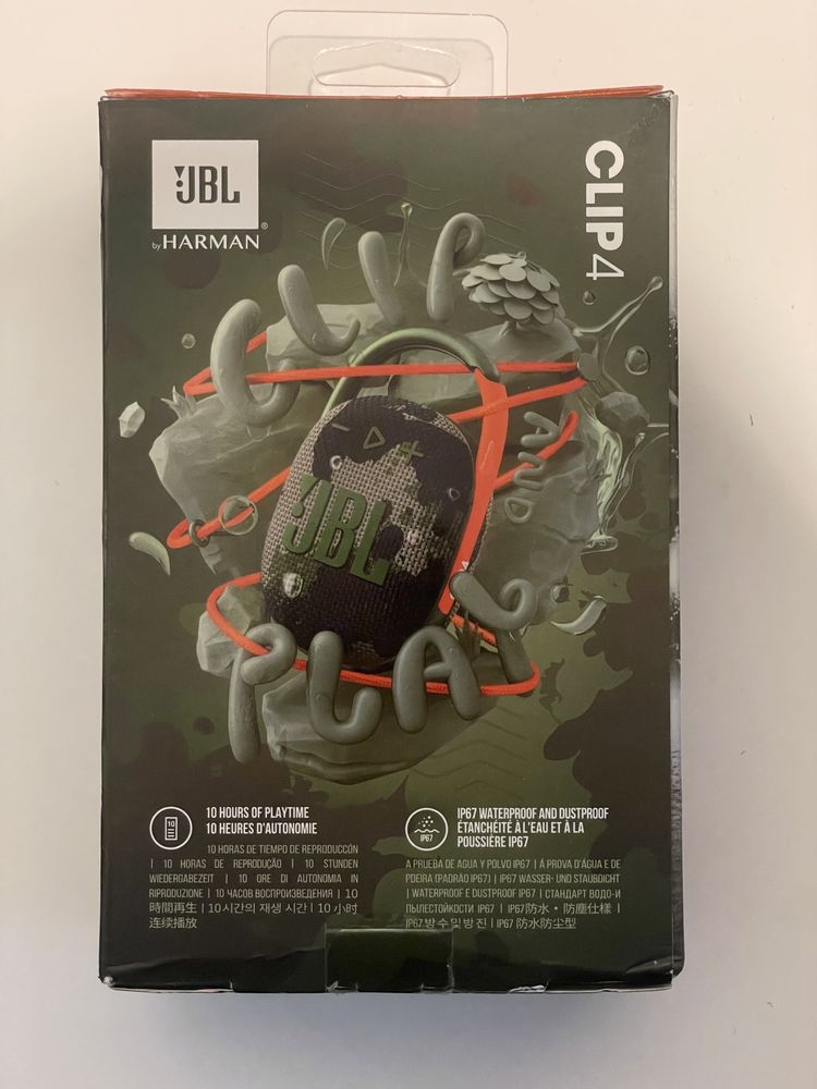 JBL clip 4, bluetooth колонка
