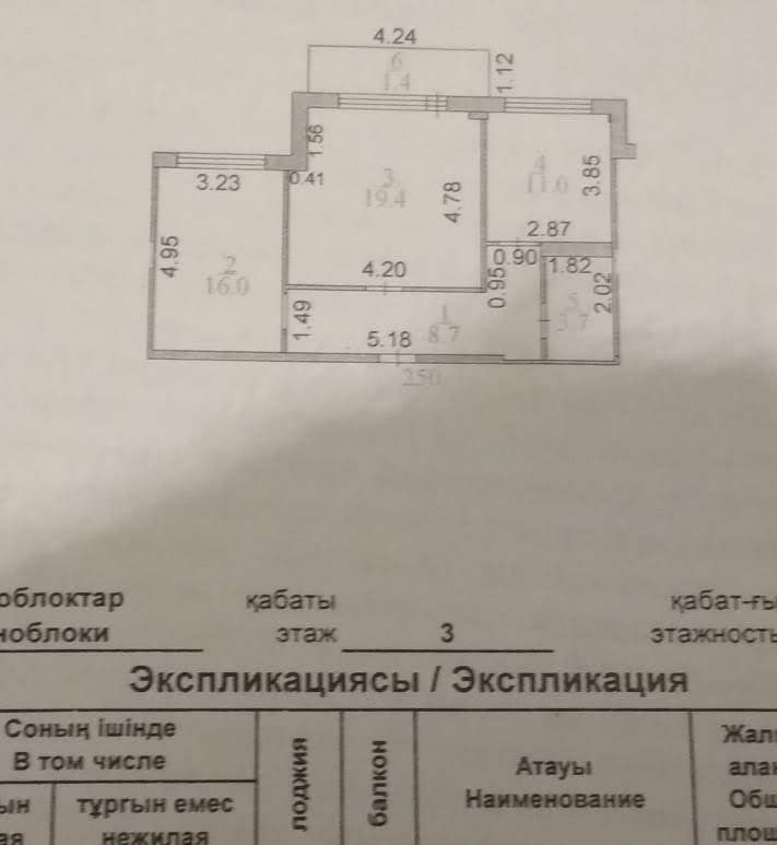 Продается 2 комн, Юго восток,ул. Сарыарка дом31