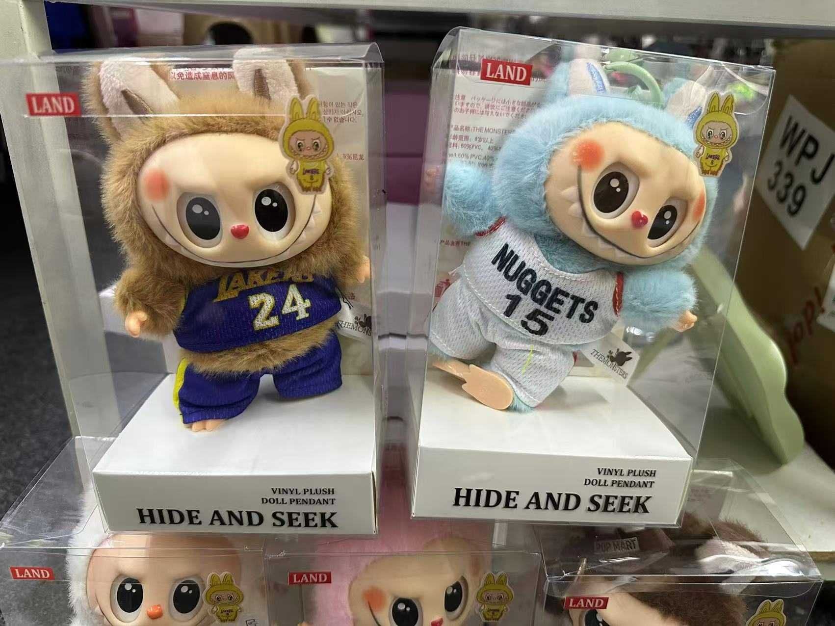 Плюшена играчка Labubu 17cm, Лабубу ключодържател