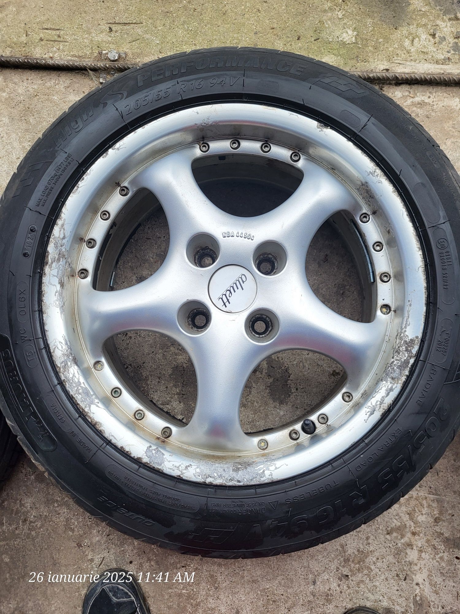 Jante 4x108 R16 borbet plus Anvelope