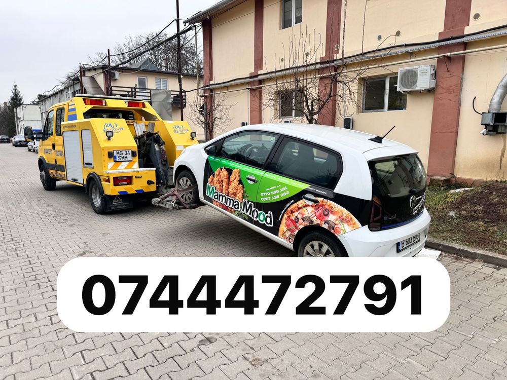 Tractari auto dube 3,5t camion tir cub frig prelata microbus microbuz