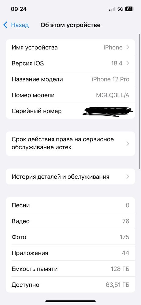 Iphone 12 pro holati ideal