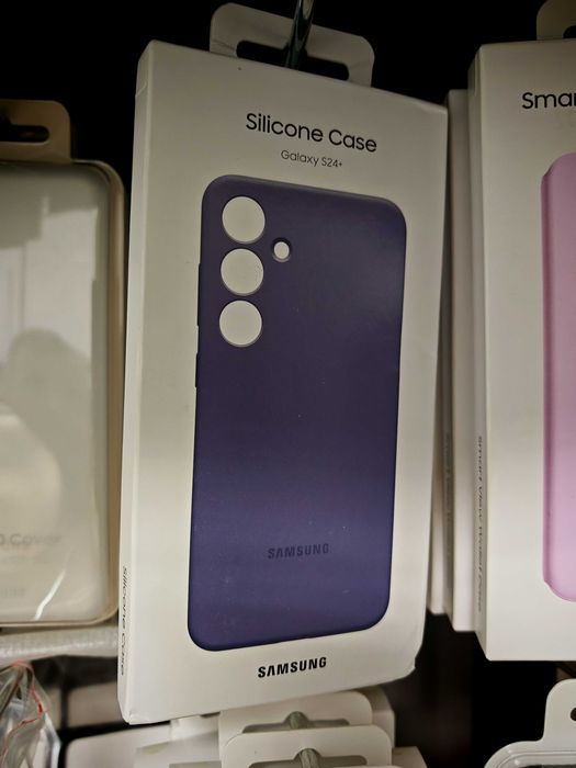 Husa originala Samsung S24 PLUS violet silicon sigilata
