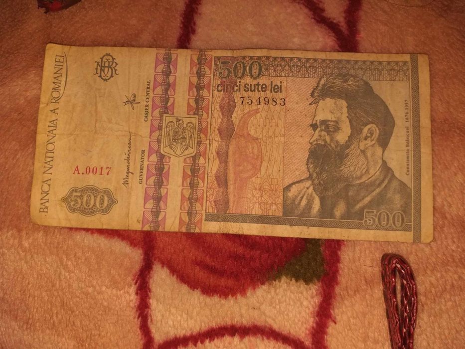 Bancnotă 500 lei vechi